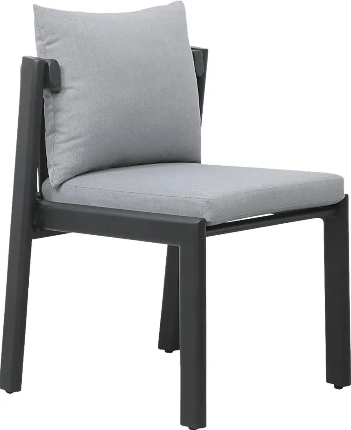 Outdoor Dansington Gray Dining Chair, Set of 2