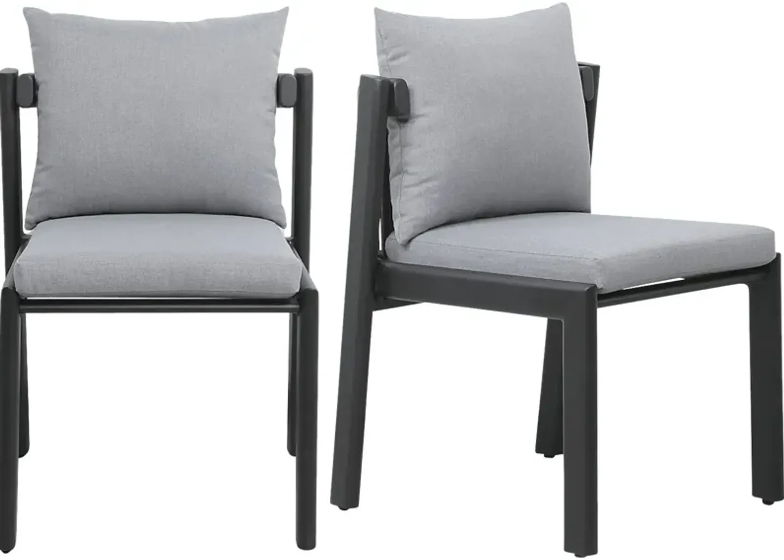 Outdoor Dansington Gray Dining Chair, Set of 2