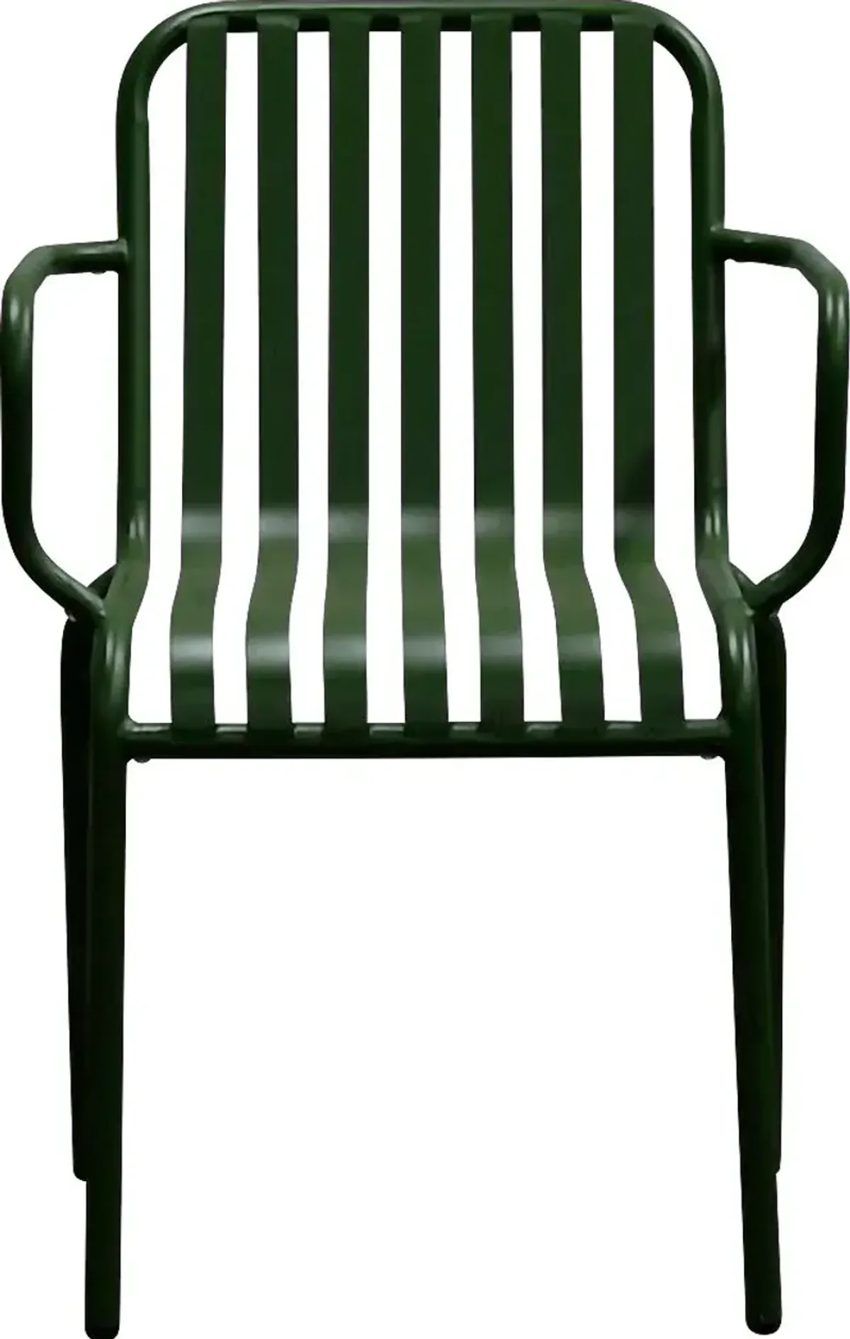 Outdoor Ischia II Green Arm Chair, Set of 2