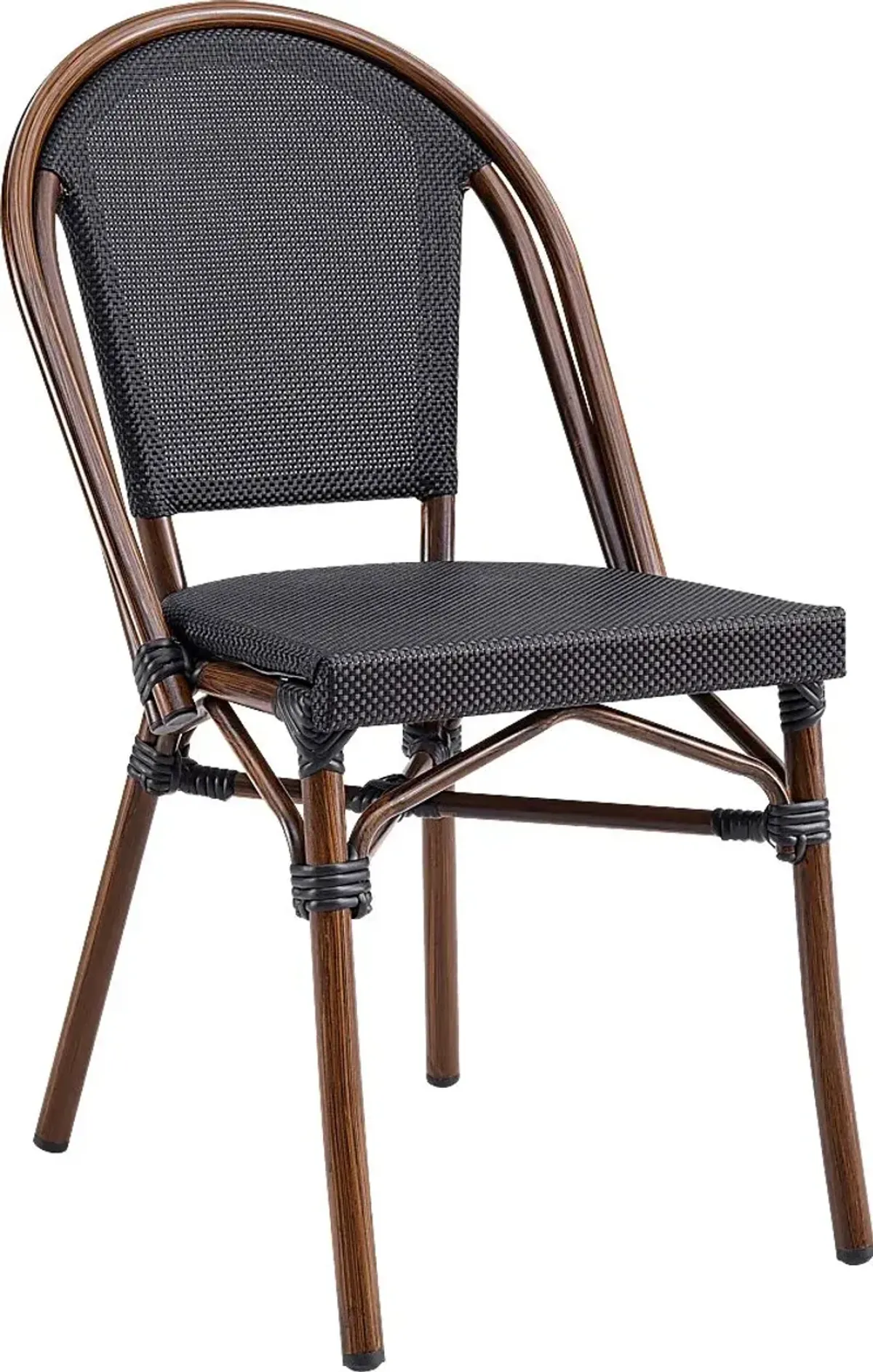 Outdoor Villepigue Black Dining Chair, Set of 2