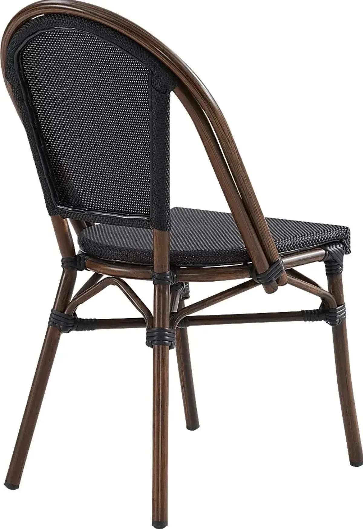 Outdoor Villepigue Black Dining Chair, Set of 2