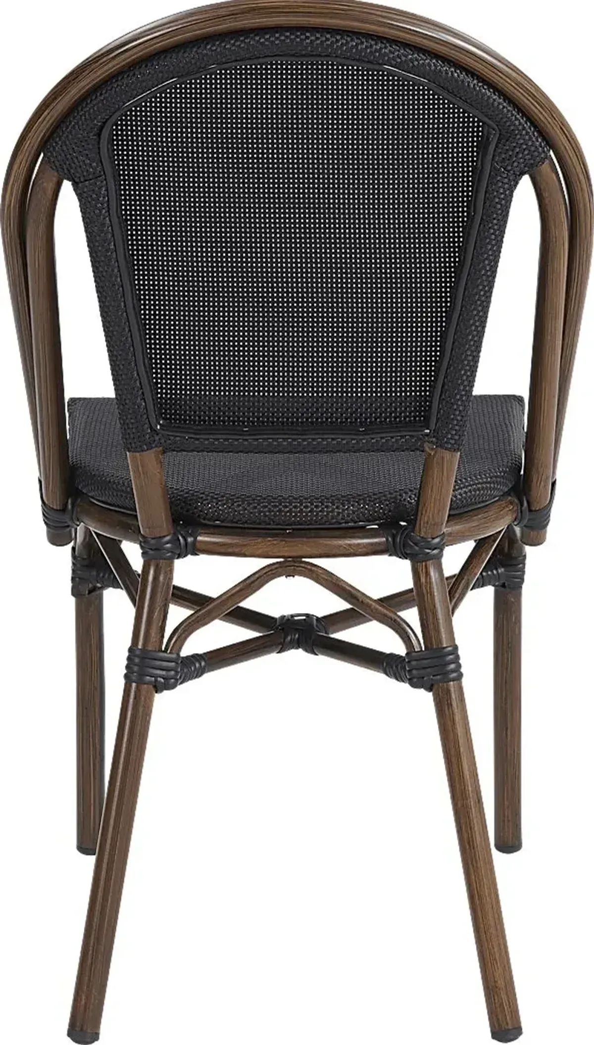 Outdoor Villepigue Black Dining Chair, Set of 2