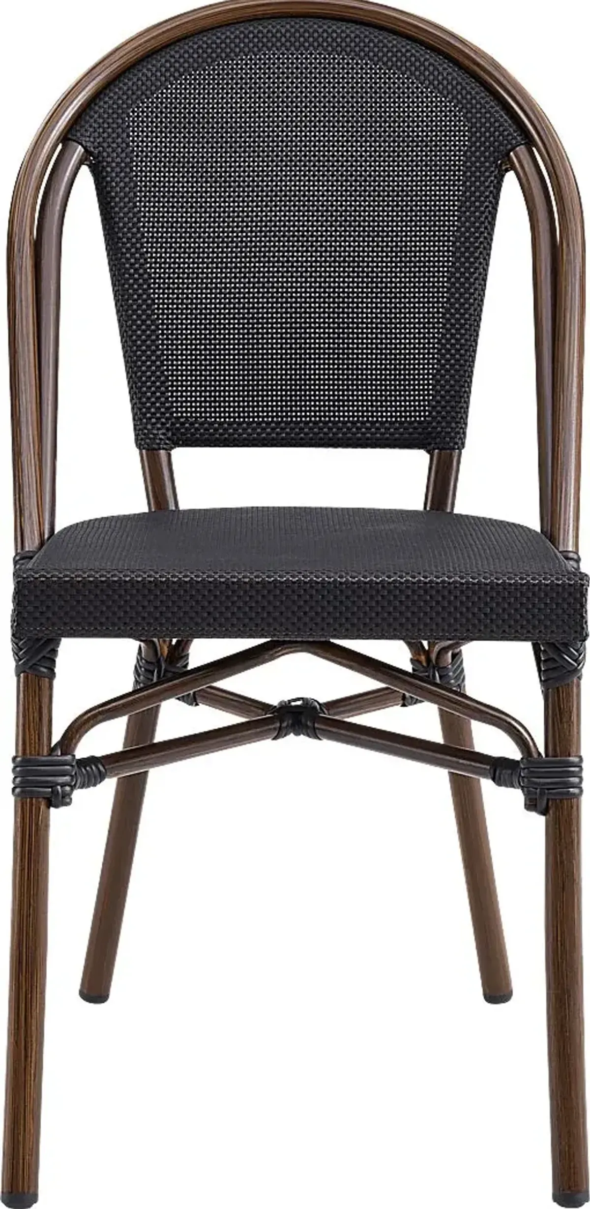 Outdoor Villepigue Black Dining Chair, Set of 2