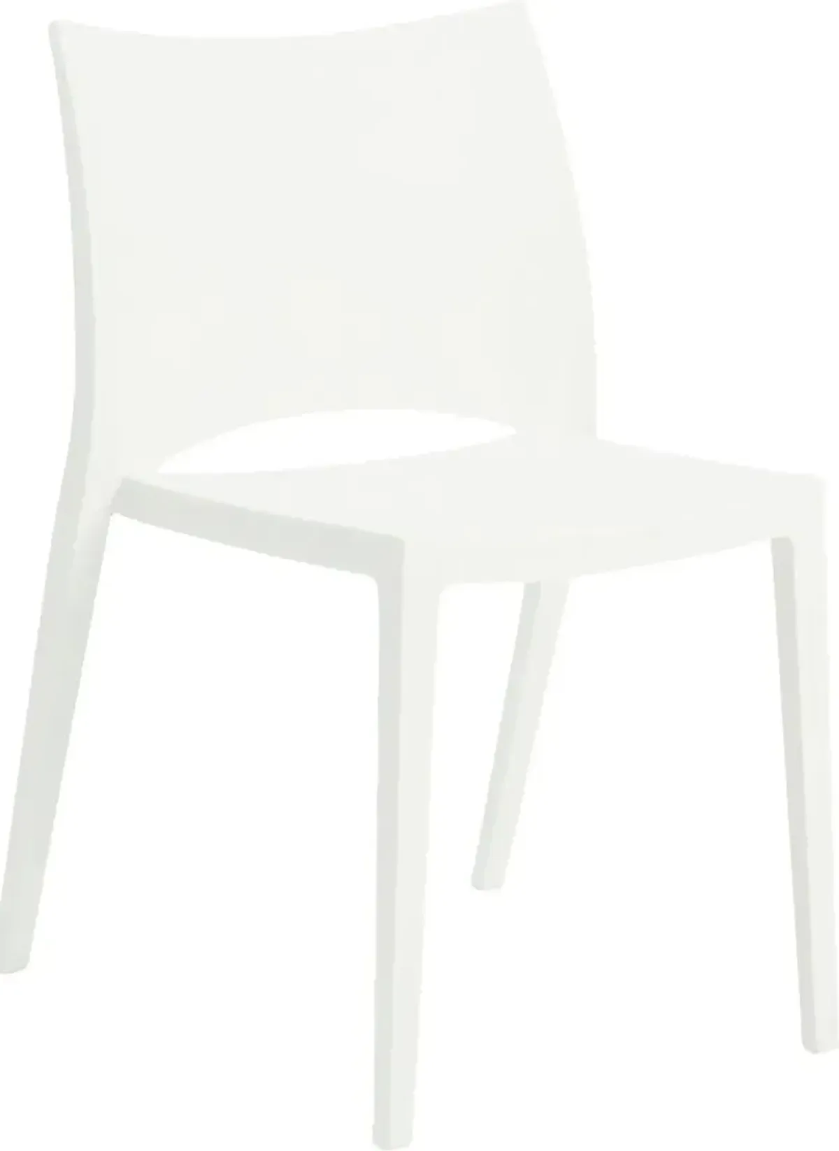 Outdoor Amyamanda White Dining Chair, Set of 2