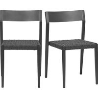 Outdoor Gullbrandsen Gray Dining Chair, Set of 2