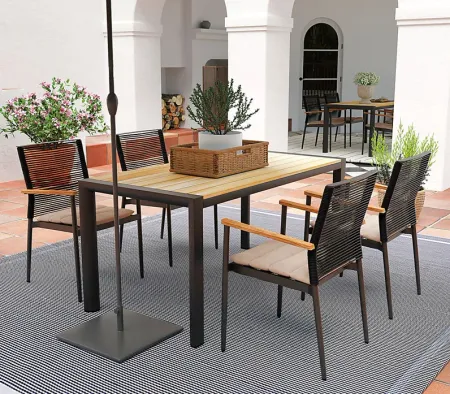 Outdoor Marsalise Natural Dining Table