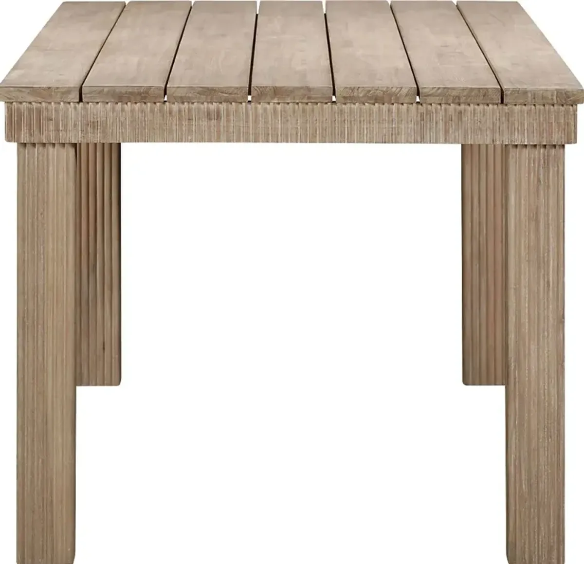 Outdoor Sodhi Brown 75 in. Dining Table