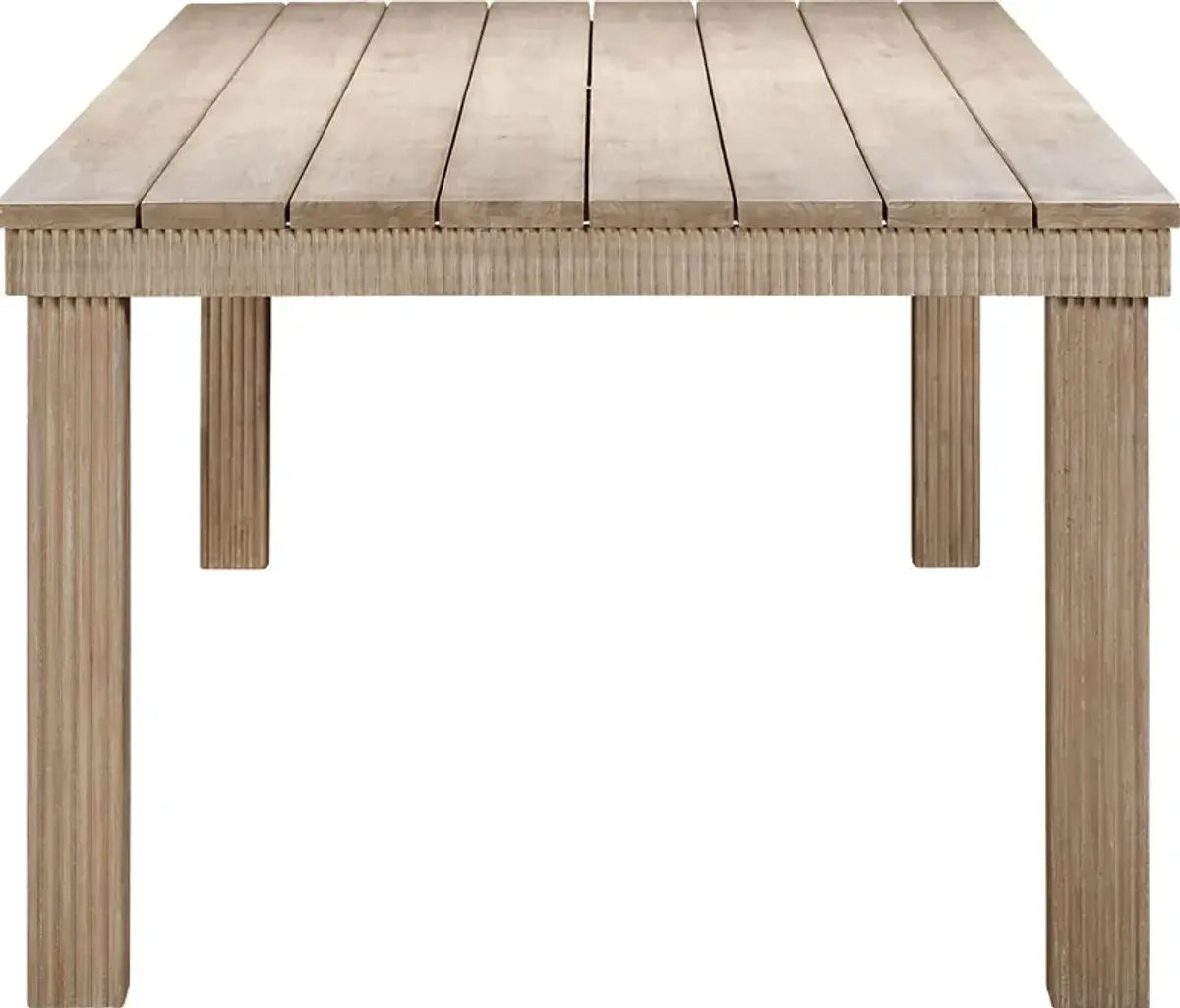 Outdoor Sodhi Brown 108 in. Dining Table