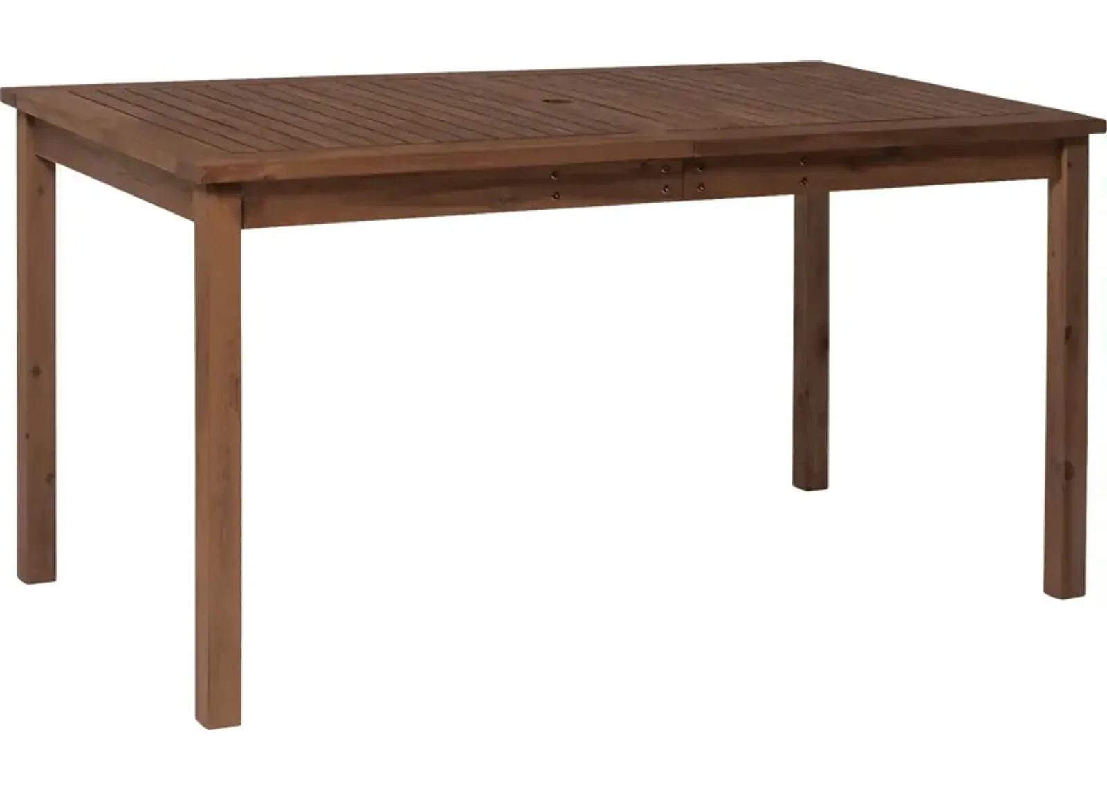 Skillman Dark Brown Outdoor Dining Table