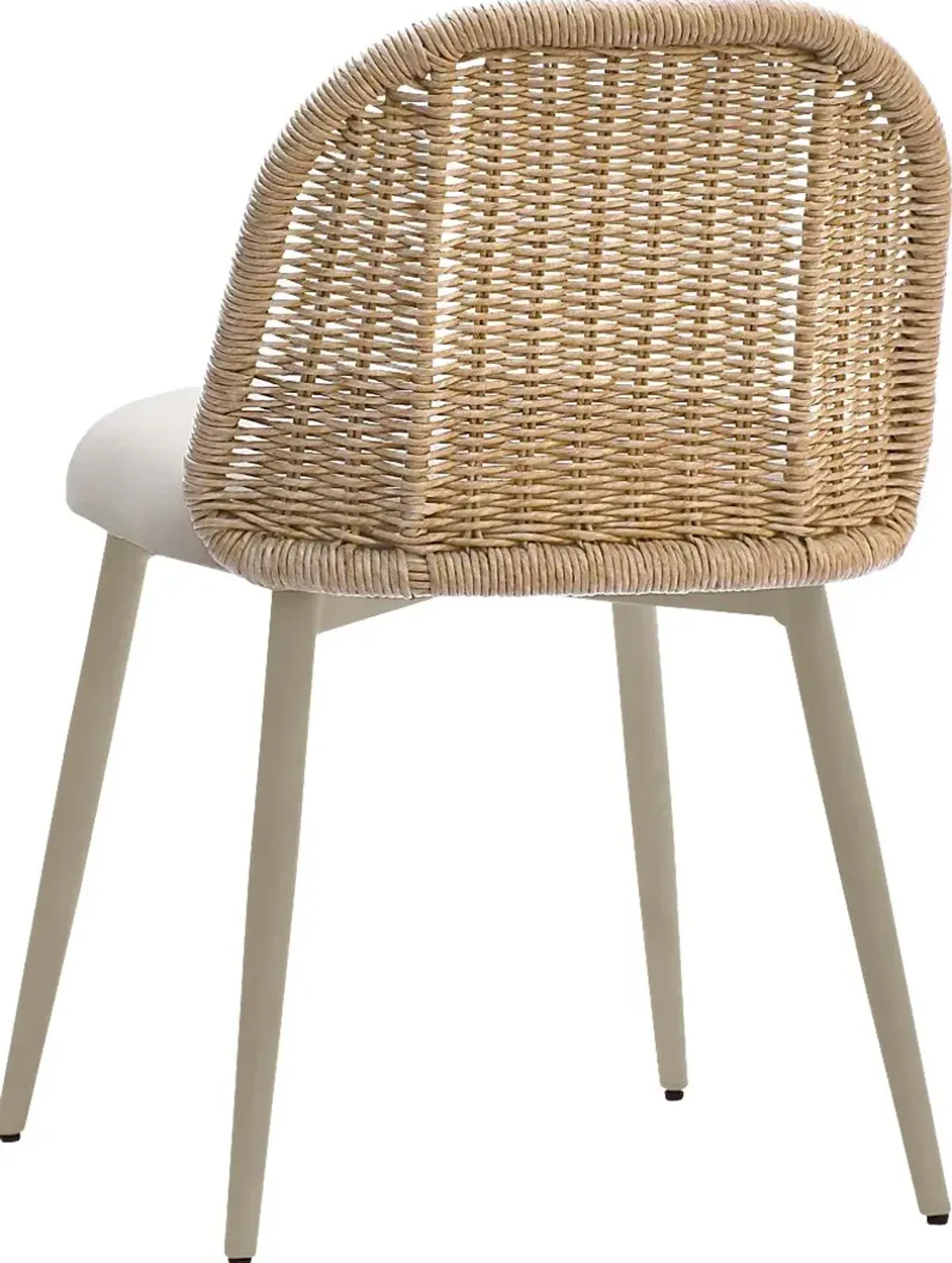 Outdoor Bresnahan Cream Dining Chair