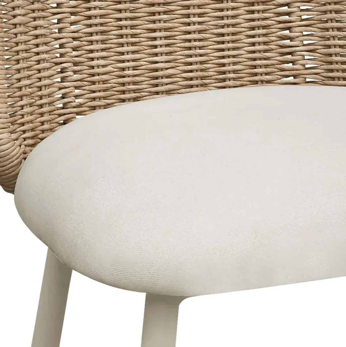 Outdoor Bresnahan Cream Dining Chair