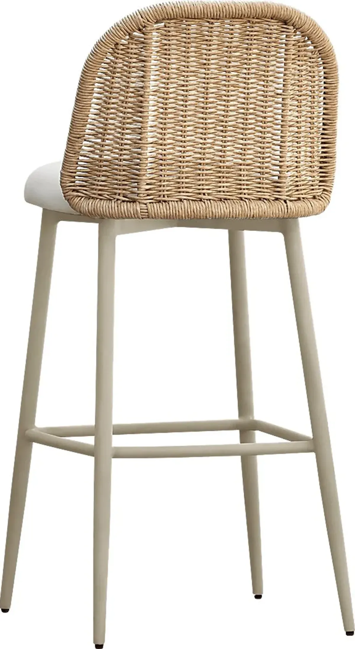 Outdoor Bresnahan Cream Barstool