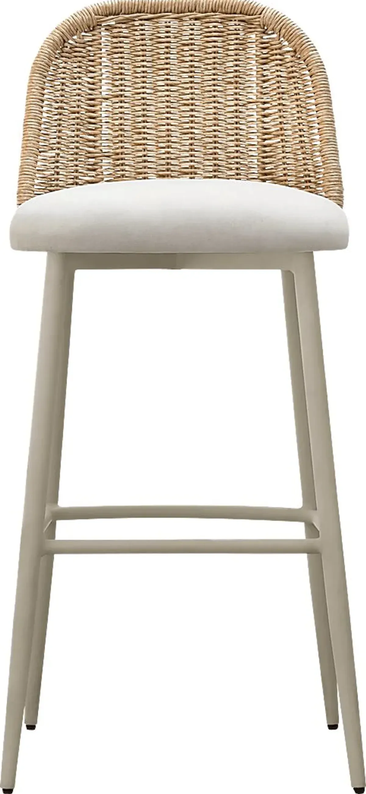 Outdoor Bresnahan Cream Barstool