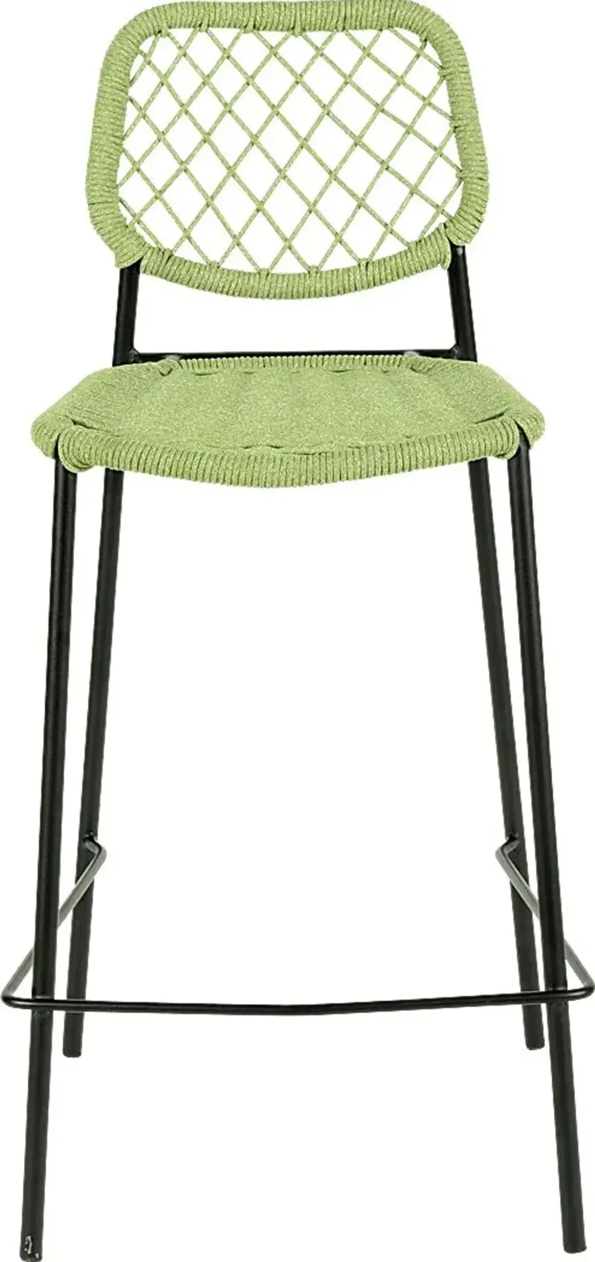 Outdoor Aquetong Green Counter Stool