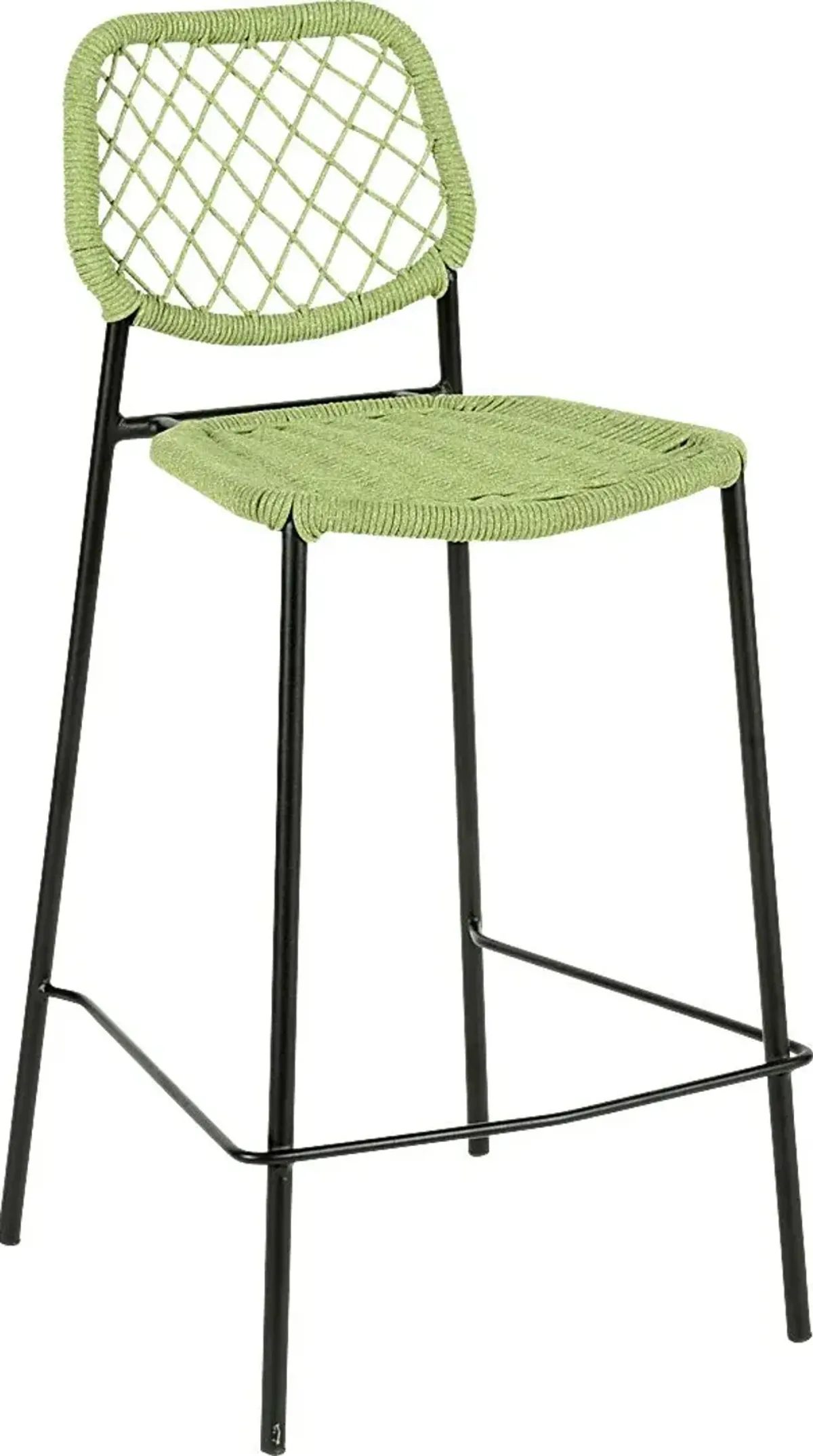 Outdoor Aquetong Green Counter Stool