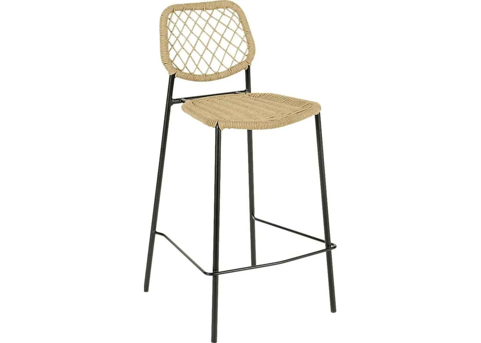 Outdoor Aquetong Brown Counter Stool