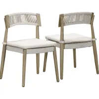 Outdoor Grampion Cream Dining Chair, Set of 2