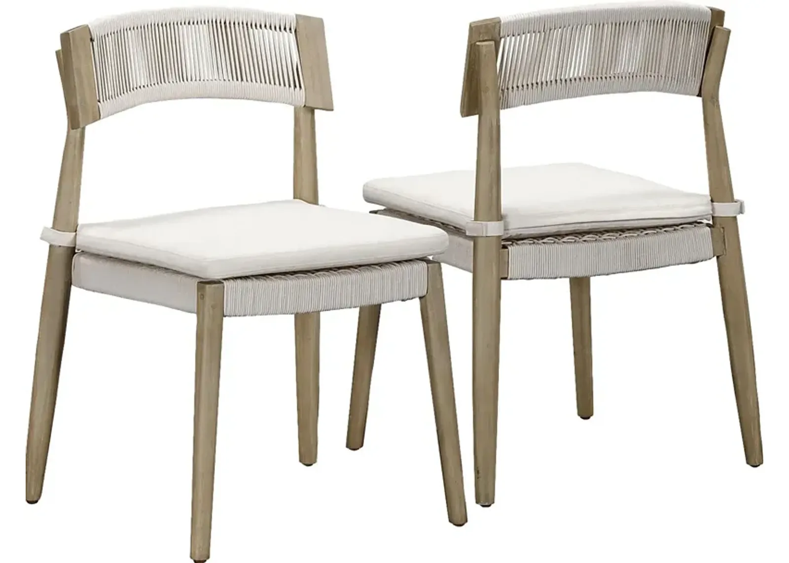 Outdoor Grampion Cream Dining Chair, Set of 2