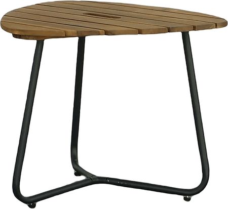 Outdoor Burgee Brown Small End Table
