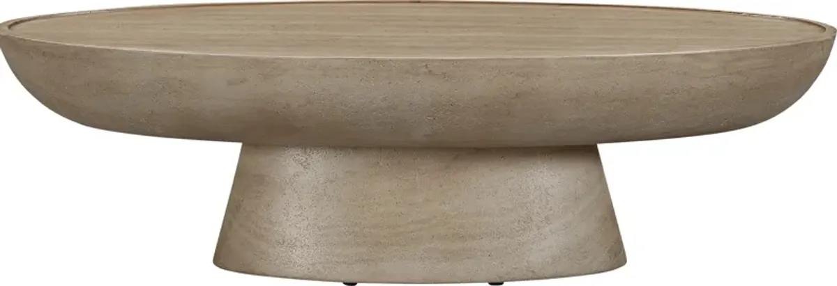 Outdoor Carodon Brown Cocktail Table