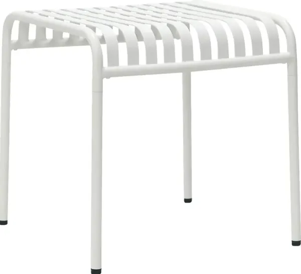 Outdoor Ischia White End Table