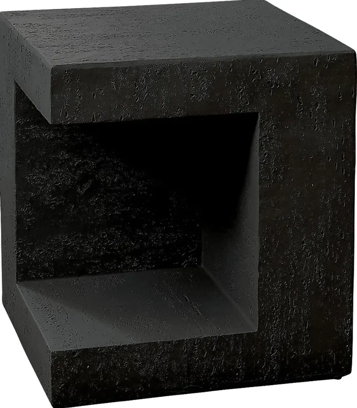 Outdoor Spheremart Black End Table