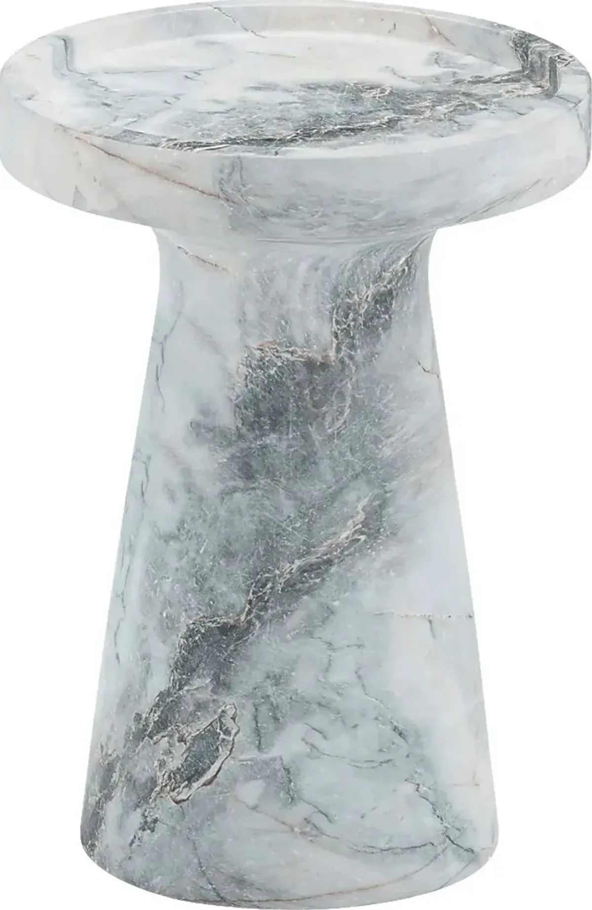 Outdoor Hogex White End Table