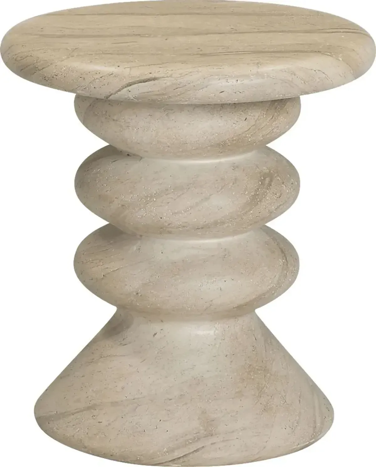 Aurabridge Outdoor Tan Side Table