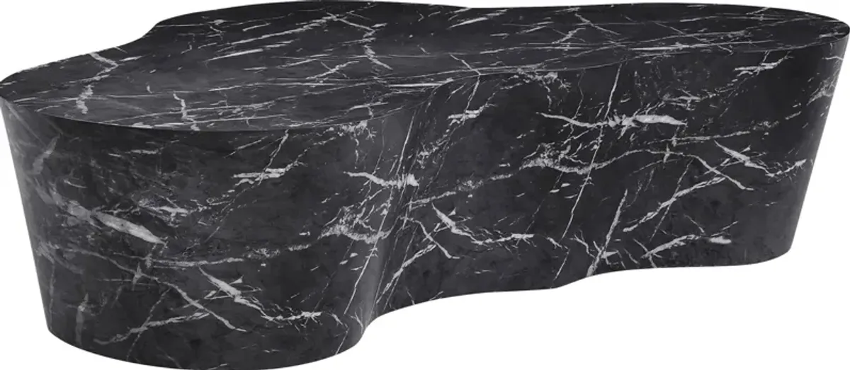 Cavernwell Outdoor Black Cocktail Table