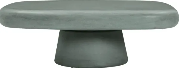 Ellingford Outdoor Green Cocktail Table