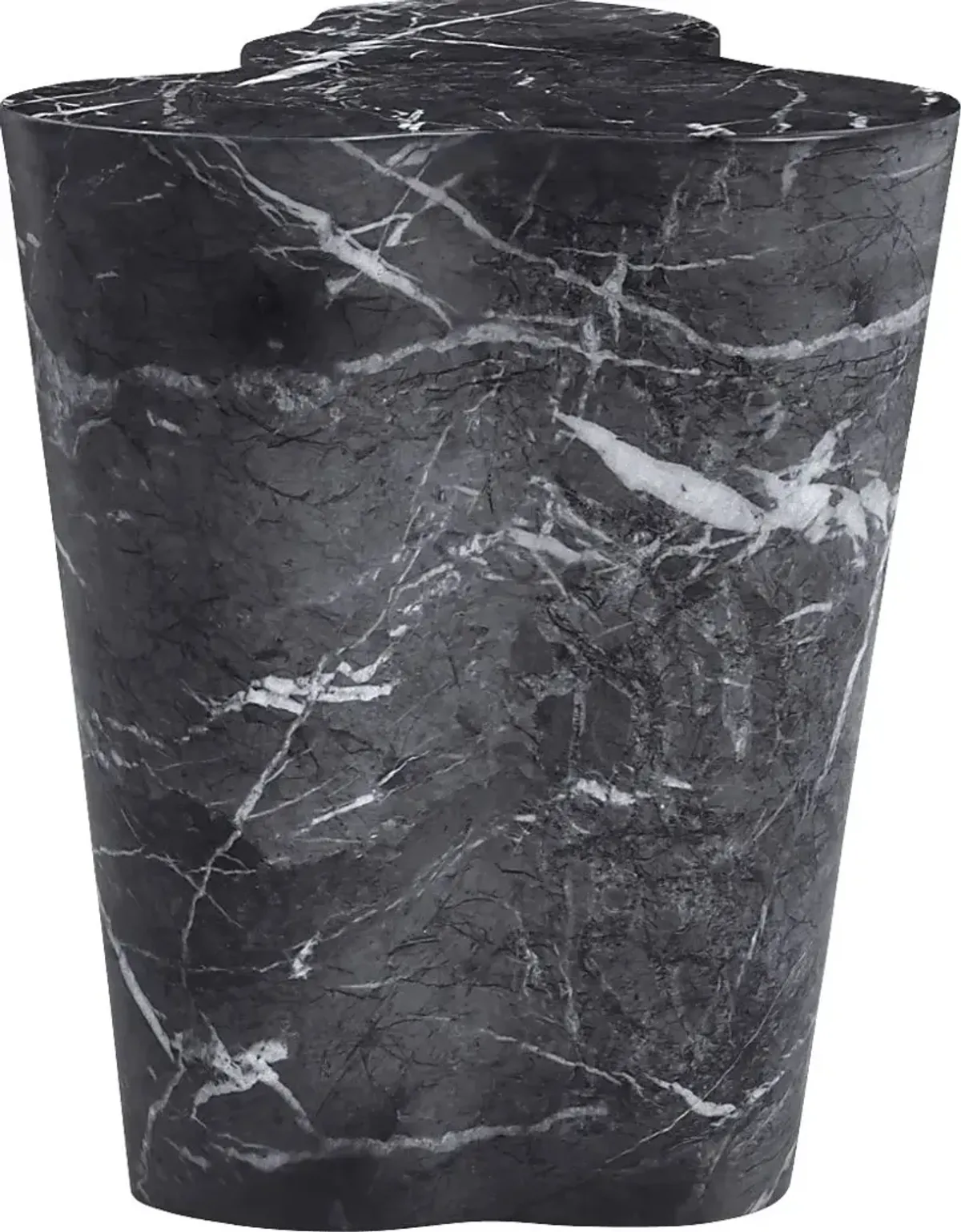 Cavernwell Outdoor Black Side Table