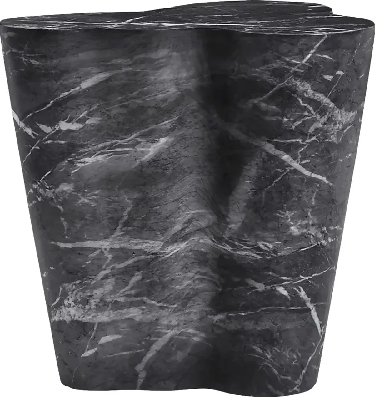 Cavernwell Outdoor Black Side Table