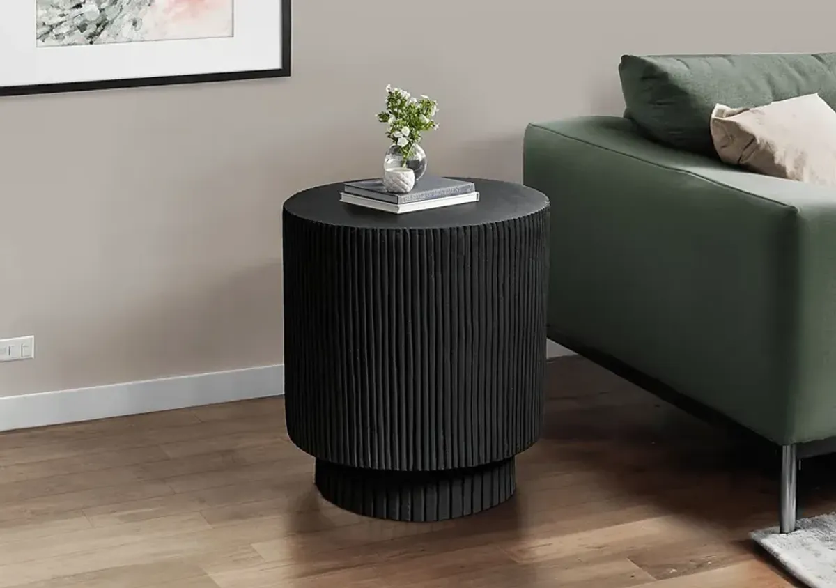 Outdoor Tucany Black End Table