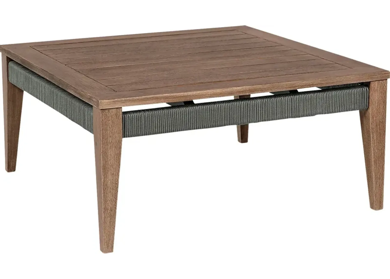 Outdoor Plymilem Brown Cocktail Table