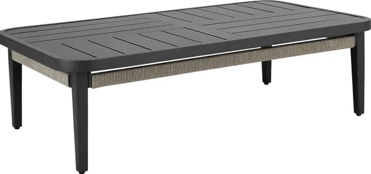 Outdoor Virdover Gray Cocktail Table