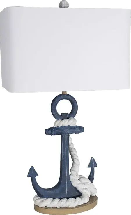 Anchor Landing Blue Lamp