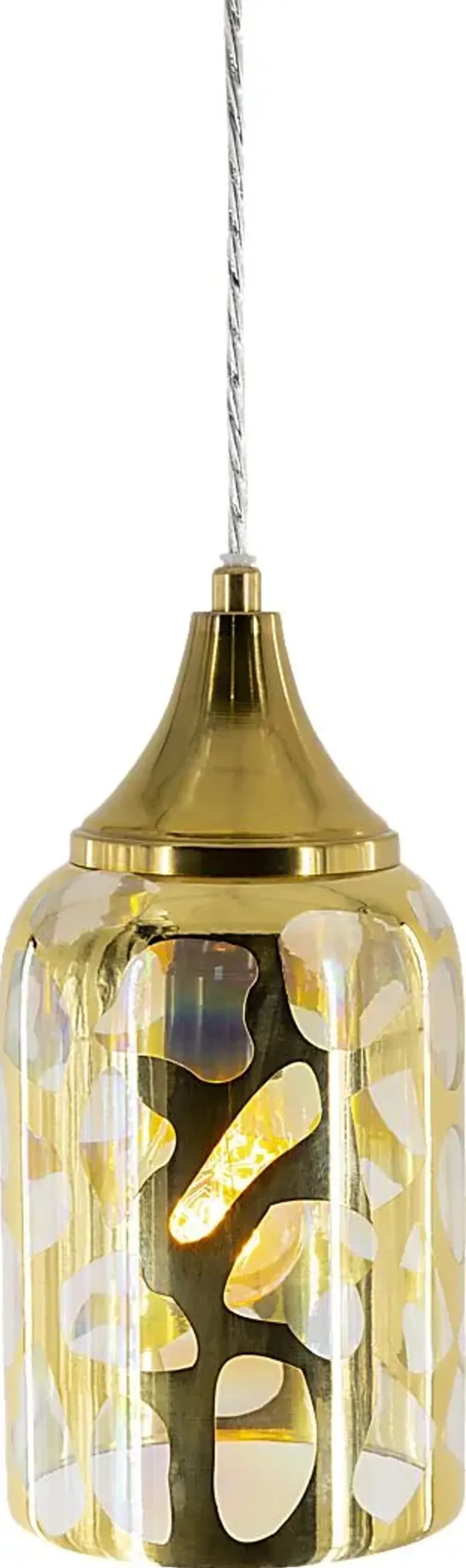 Elizabeth Lane Gold Lamp