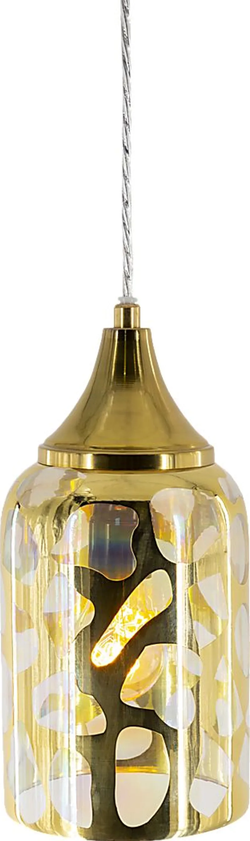 Elizabeth Lane Gold Lamp