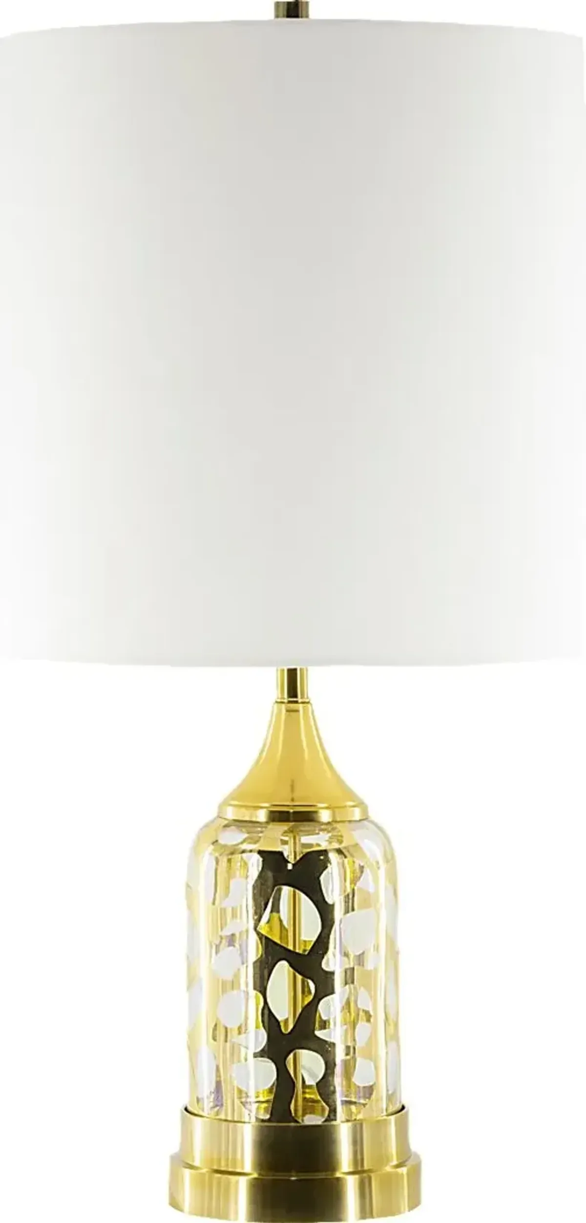 Elizabeth Lane Gold Lamp