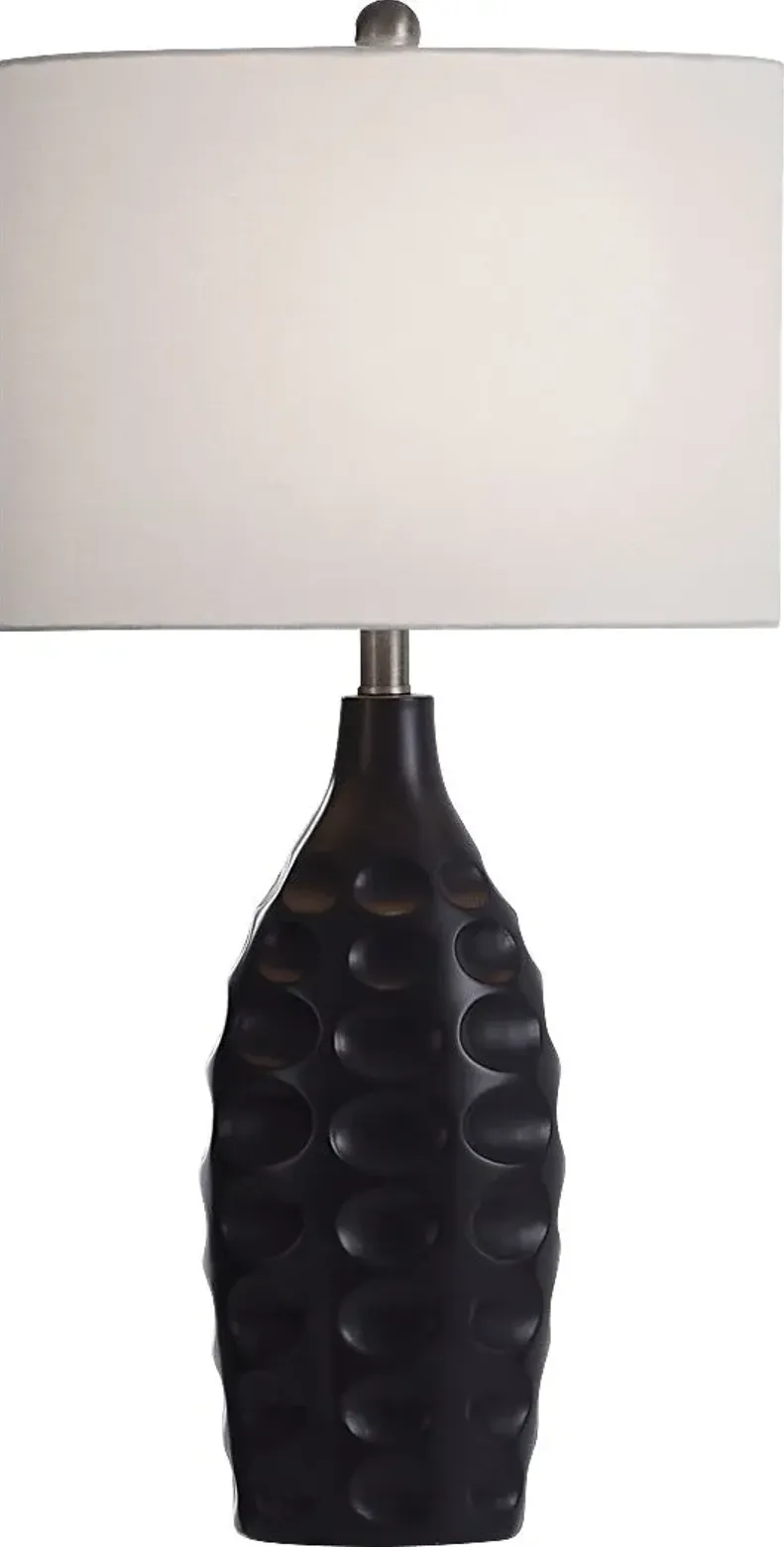 Zeek Place Black Lamp