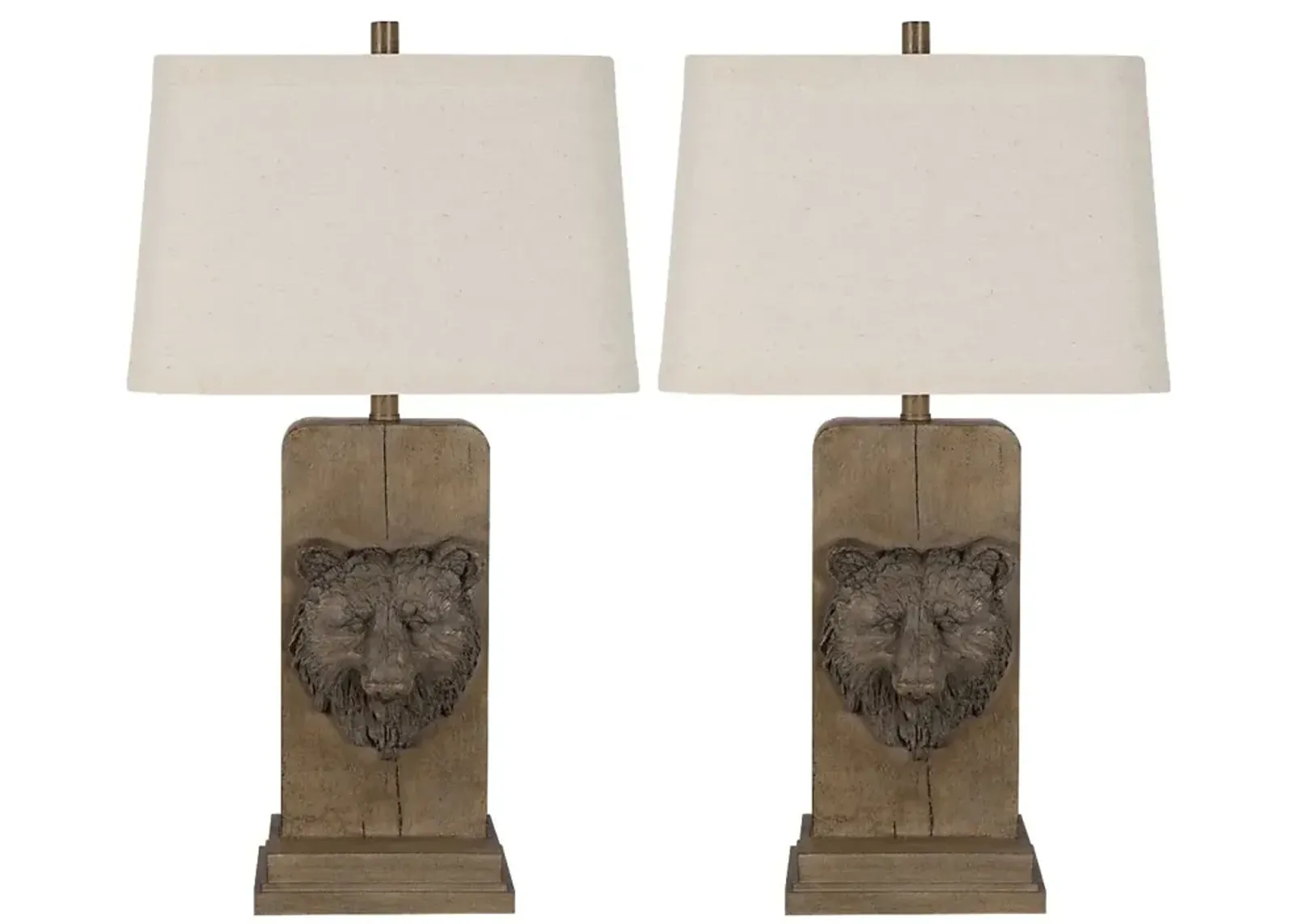 Keim Cove Brown Lamp, Set of 2