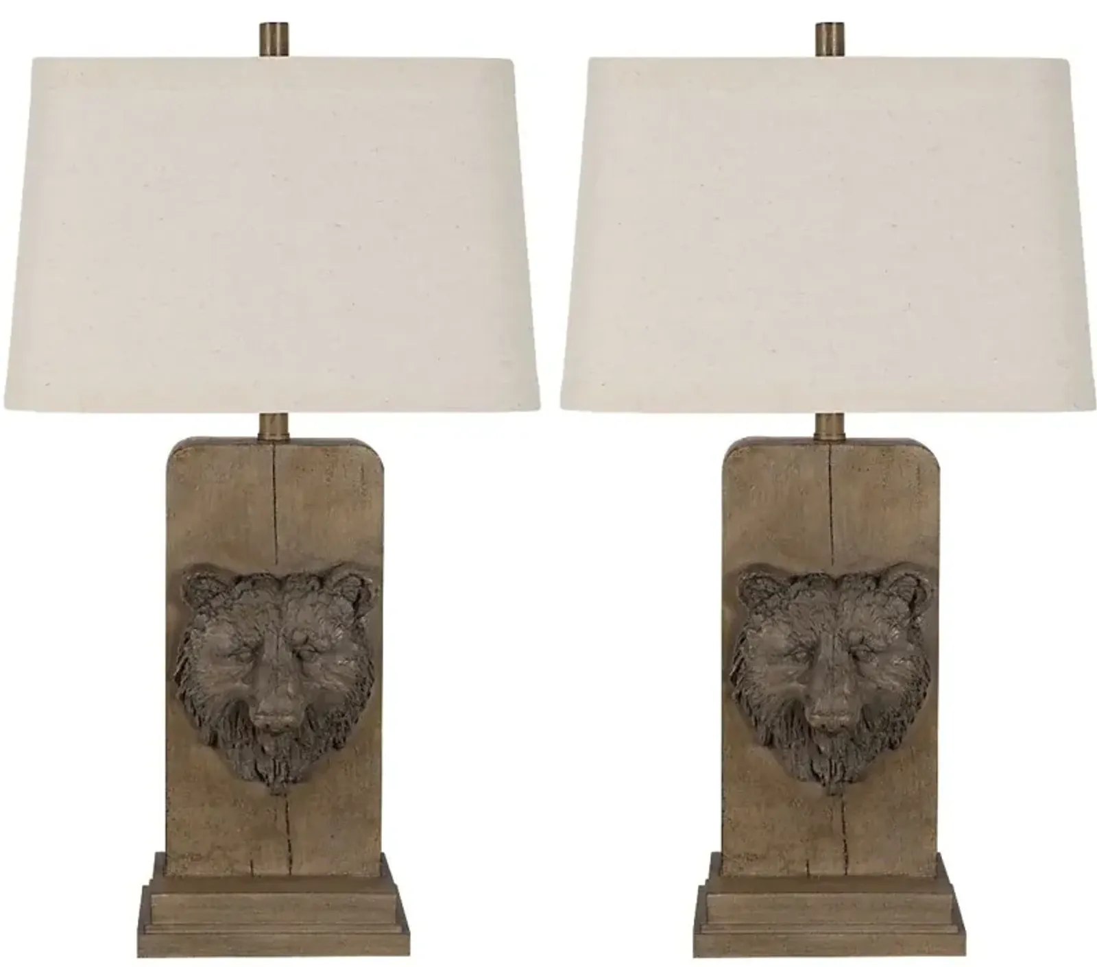 Keim Cove Brown Lamp, Set of 2