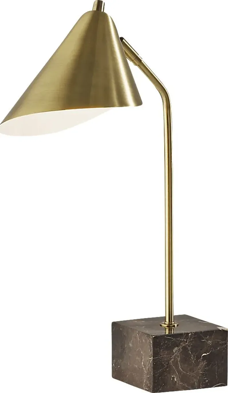 Cambrian Way Brass Lamp
