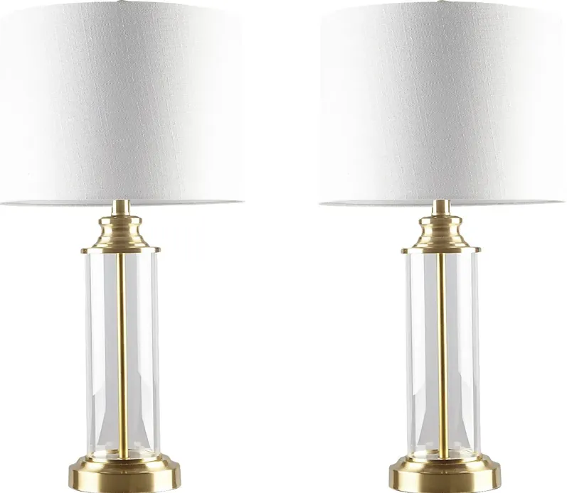 Ramada Point Gold Lamp, Set of 2
