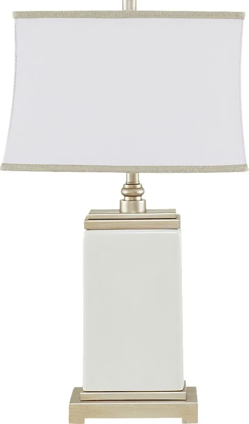 Bell Gate Ivory Lamp