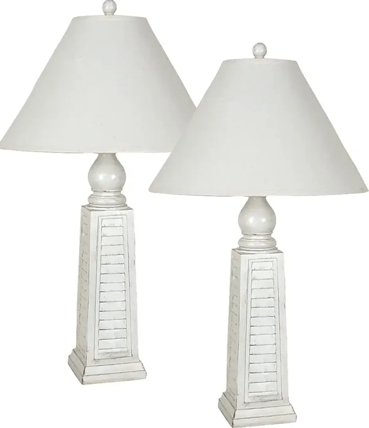 Boyd Town White Lamp, Set of 2