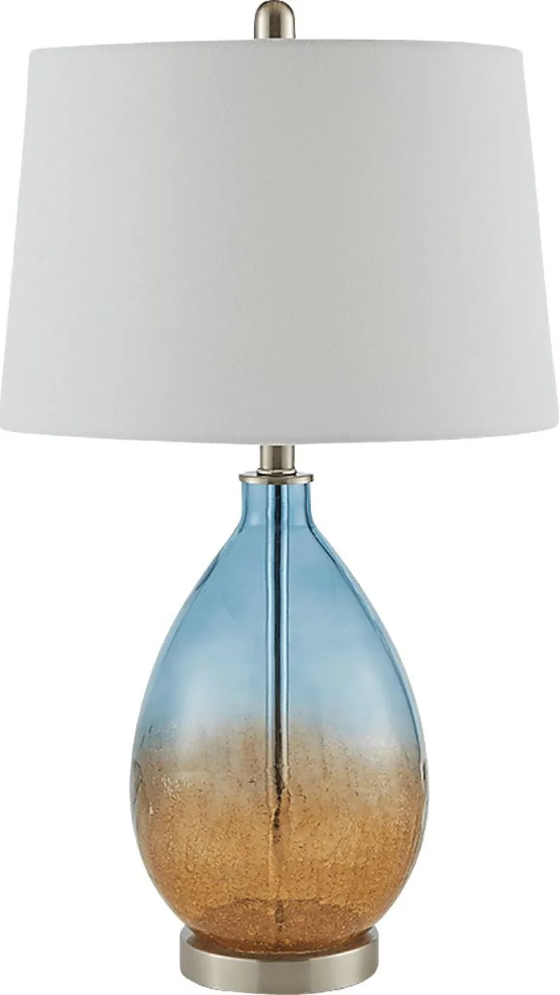 Justice Alley Blue Lamp, Set of 2