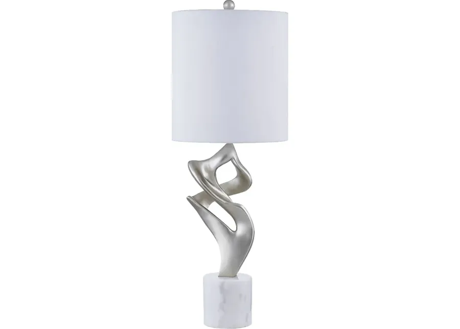 Laight Hollow Silver Lamp