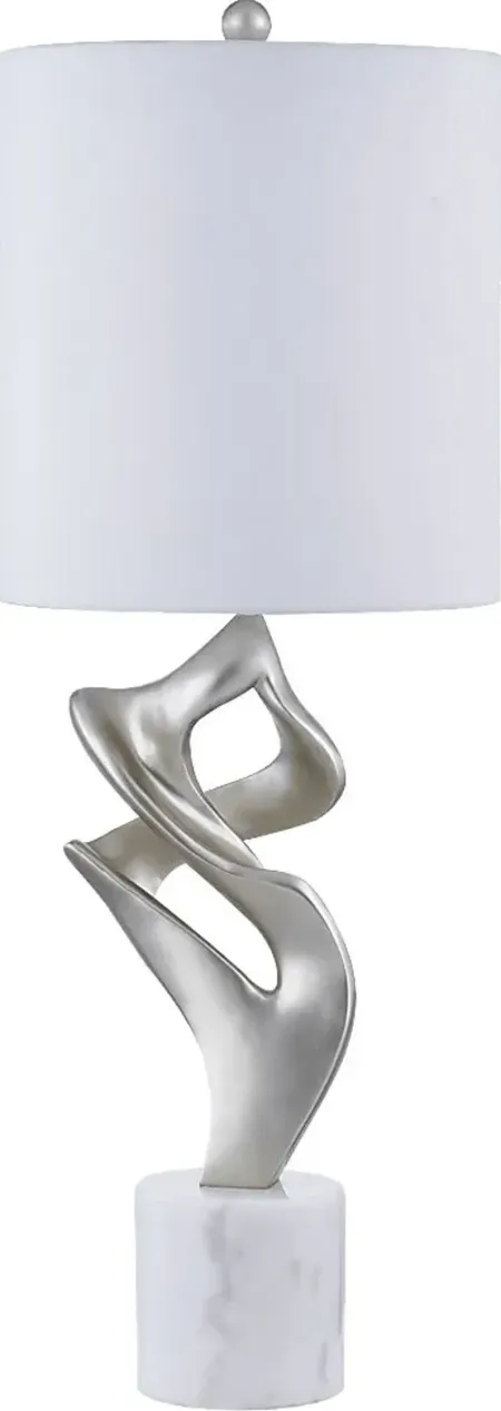 Laight Hollow Silver Lamp