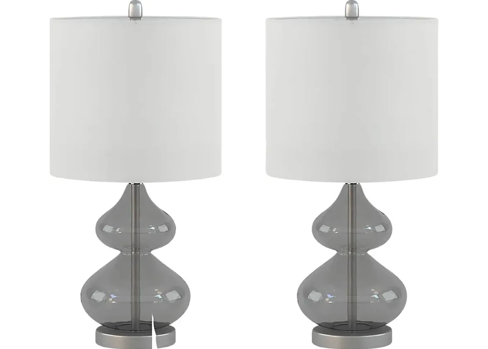 Wetzel Hollow Gray Lamp, Set of 2